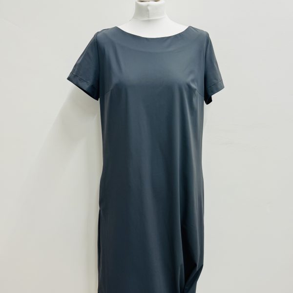 Elsewhere Tech Shift Dress Ombre Blue