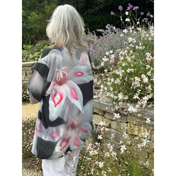 From My Mother's Garden Nymph Mid-Length Kimono