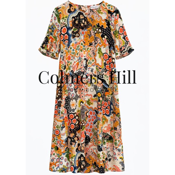 Foil Hybrid Minds Shift Dress Blossom FO8470