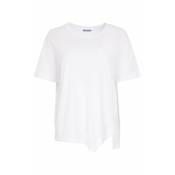 A refined essential from Naya Clothing, this white jersey top delivers clean lines with a contemporary twist. Crafted from high-quality stretch cotton jersey,