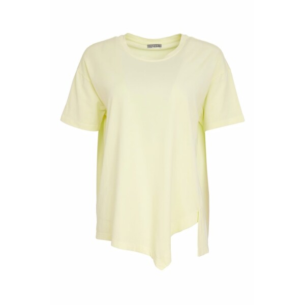 A fresh seasonal essential from Naya Clothing, this lemon jersey top combines clean styling with a contemporary edge. Crafted from high-quality stretch cotton jersey,