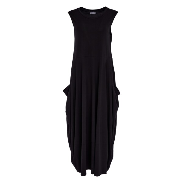 A signature silhouette from Naya Clothing, the Naya Round Neck Sleeveless Dress With Side Pockets reflects the clean lines and contemporary feel associated with modern