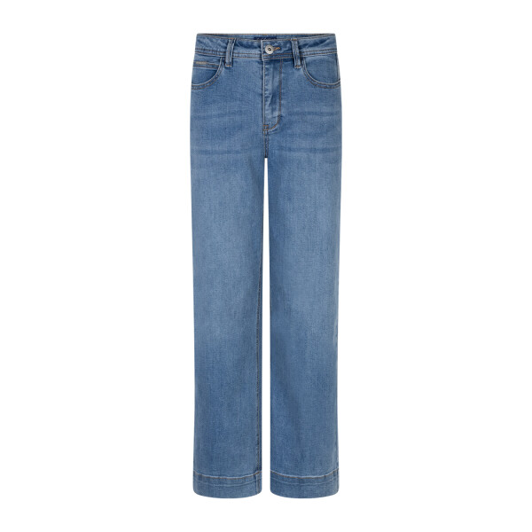 Smart yet effortlessly wearable, the Red Button Pressed Conny Crease Mid-Stone Wash Jeans strike the perfect balance between relaxed denim and polished tailoring.
