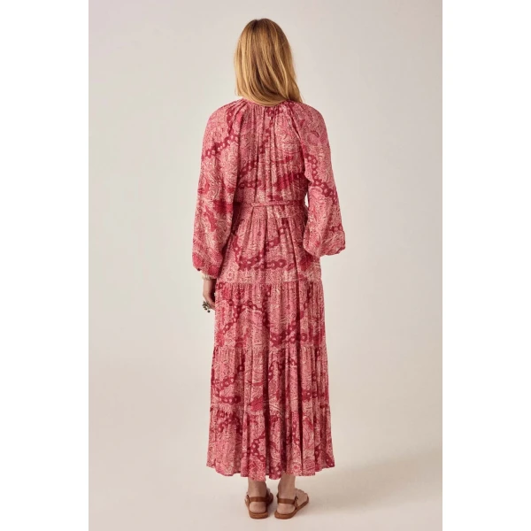 Maison Hotel Tina dress back view flowing silhouette