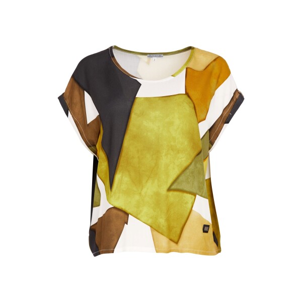 Naya multicolour graphic print top NAS26150 front view