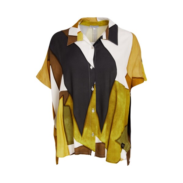 Naya contemporary graphic print shirt