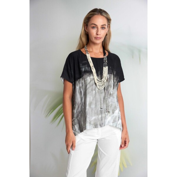 Naya contemporary printed top NAS26305