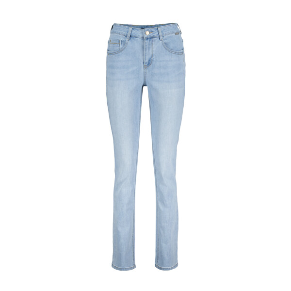 Front view of Red Button Kate SRB3823 bleach used straight-leg jeans
